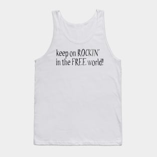 Rock Inspirational Lyircs Neil Young Hippie Freedom T-Shirts Tank Top